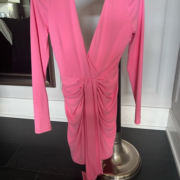 Pink long sleeve Zara dress - Picture 2 of 4